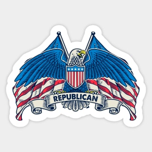 Bald Eagle Republican 2020 Sticker